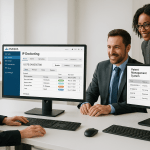IP professionals working with Anaqua docketing software integrated into patent and trademark prosecution workflows